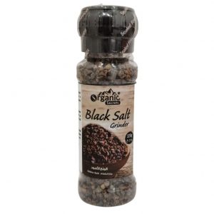 black salt grinder bottle